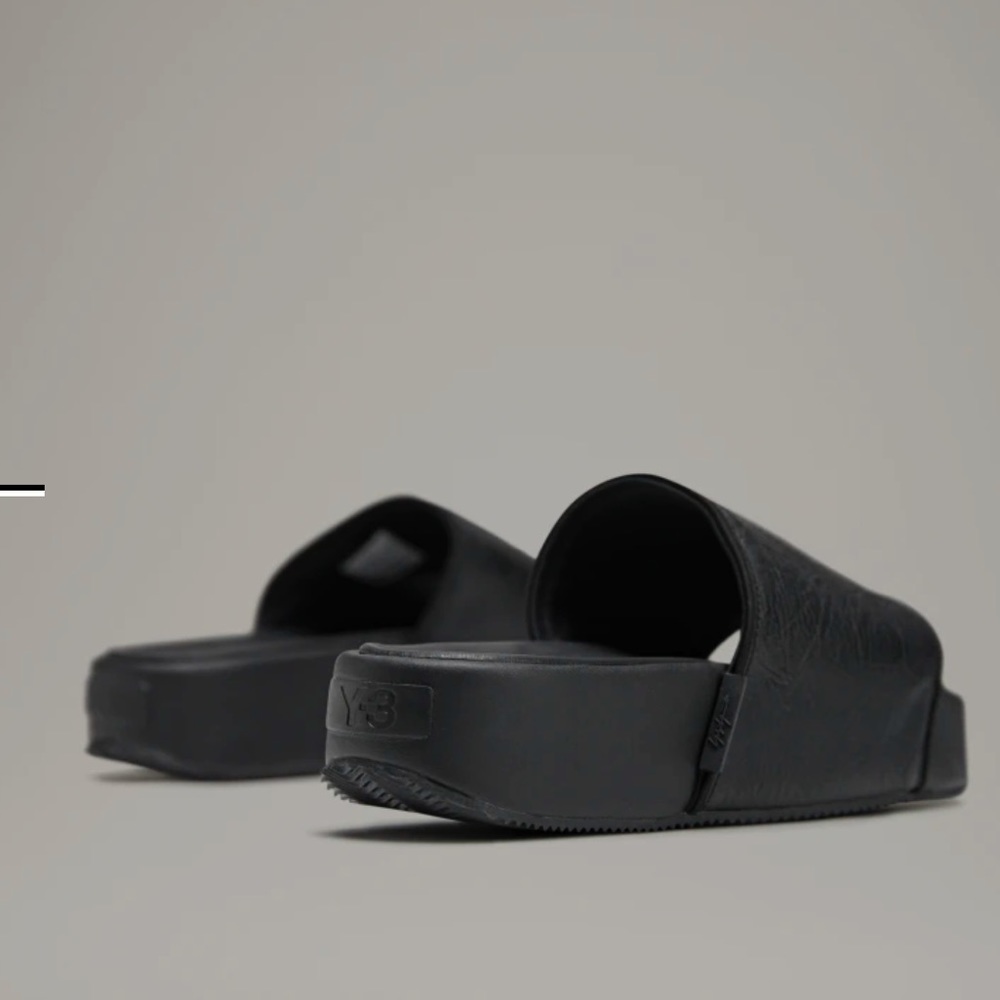 Y-3 Adidas platform swim slides
